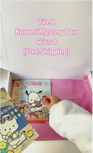 Pack a Tire 1 Kuromi Mystery Gift Box With Me! ➜
