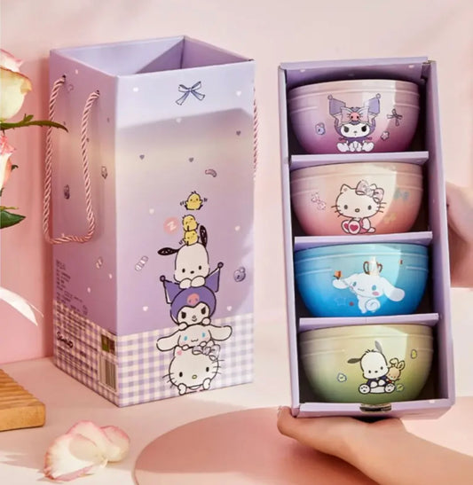 Sanrio Bowls Gift Box Set (4PCs)