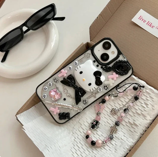 Hello Kitty Y2K Phone Case with Lanyard
