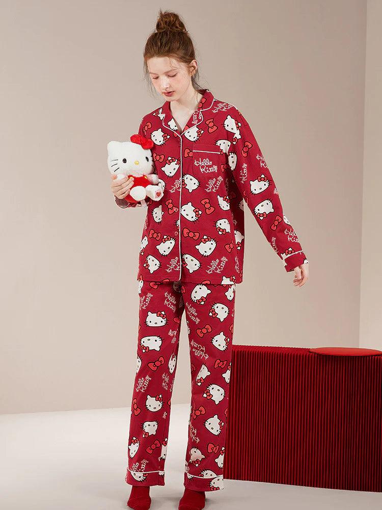 Hello Kitty Pajamas 100 Cotton In Kawaii Shop