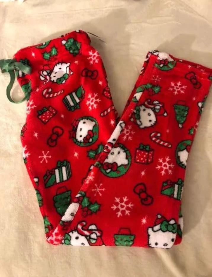 Christmas fluffy pjs sale