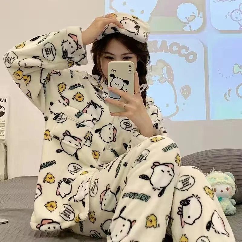 Sanrio Characters Pajamas Set In Kawaii Shop
