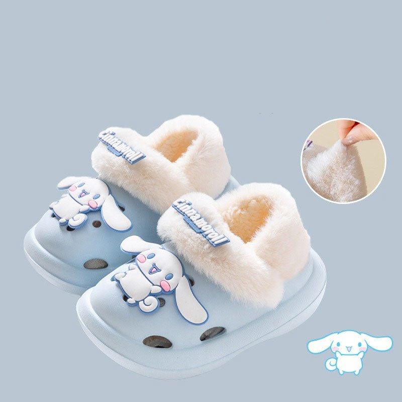Sanrio Clogs Kids Fleece Sandals Removable Fleece In Kawaii Shop