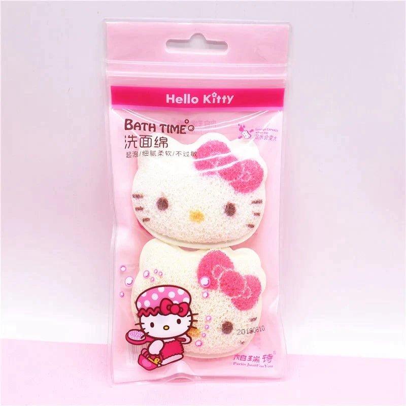 Hello Kitty Facial Sponge & Shower Glove In Kawaii Shop