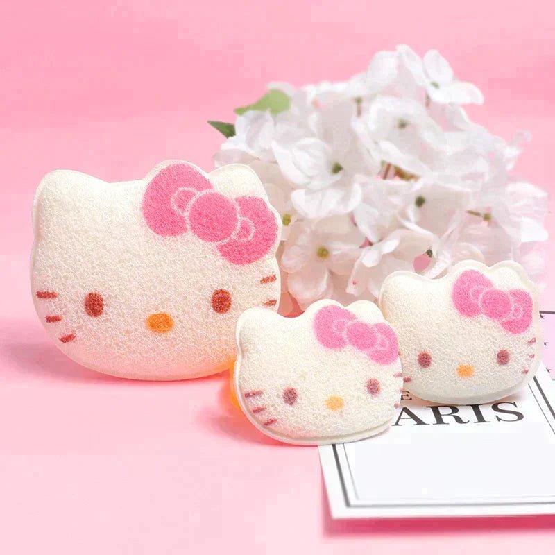 Hello Kitty Facial Sponge & Shower Glove In Kawaii Shop