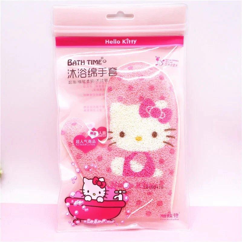 Hello Kitty Facial Sponge & Shower Glove In Kawaii Shop