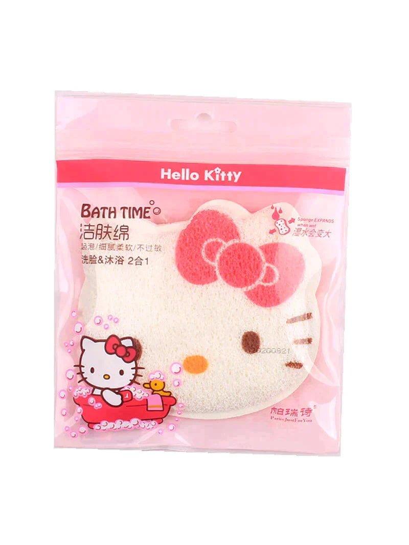 Hello Kitty Facial Sponge & Shower Glove In Kawaii Shop