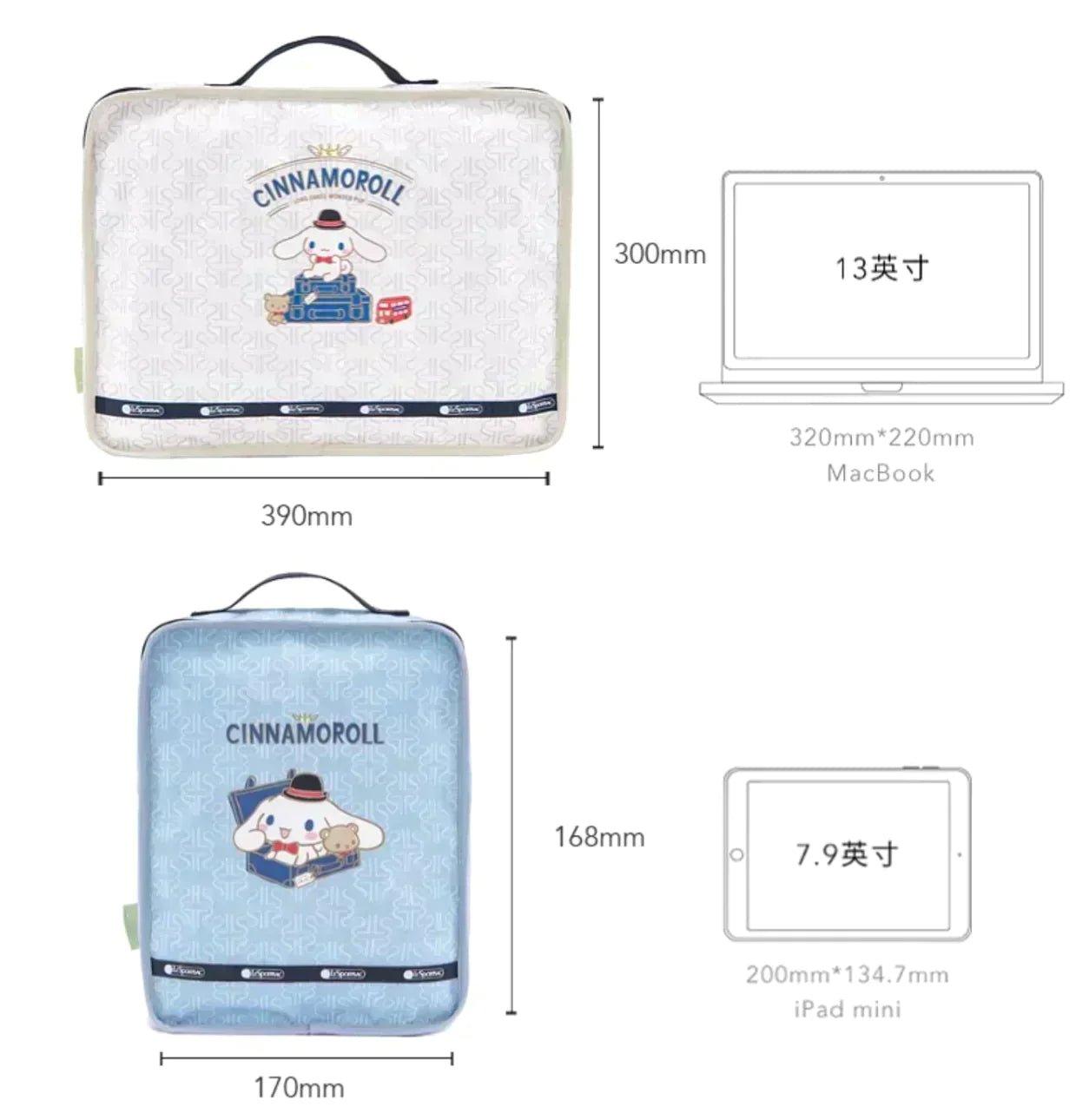 LeSportsac Cinnamoroll Carry On Luggage Organizer In Kawaii Shop