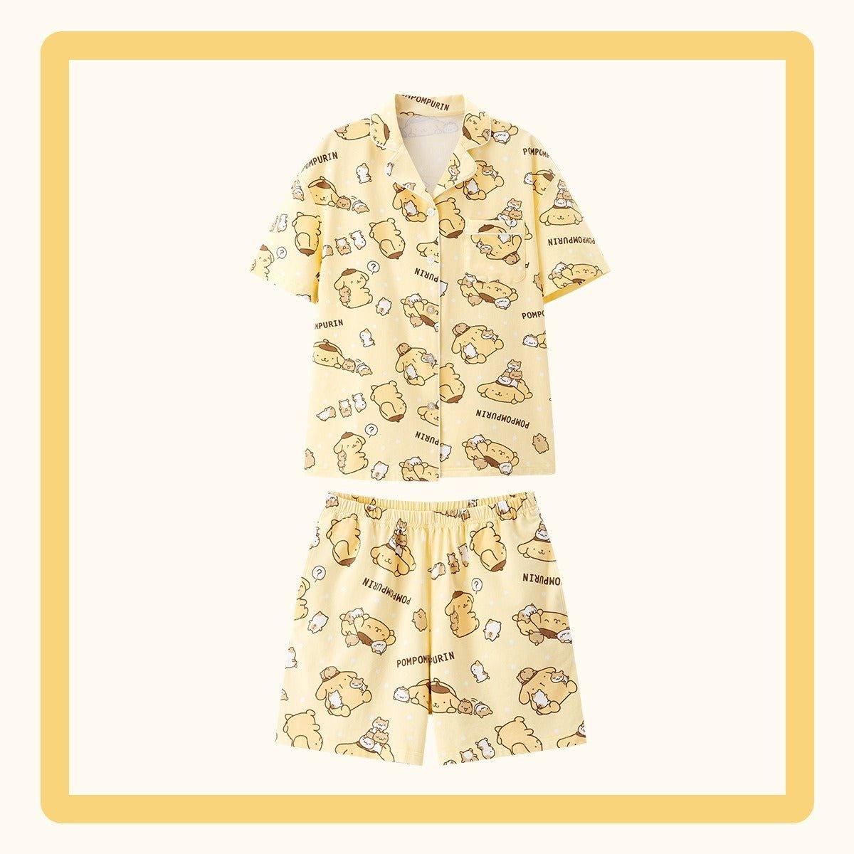 Pochacco and Pompompurin Pajamas Set – In Kawaii Shop