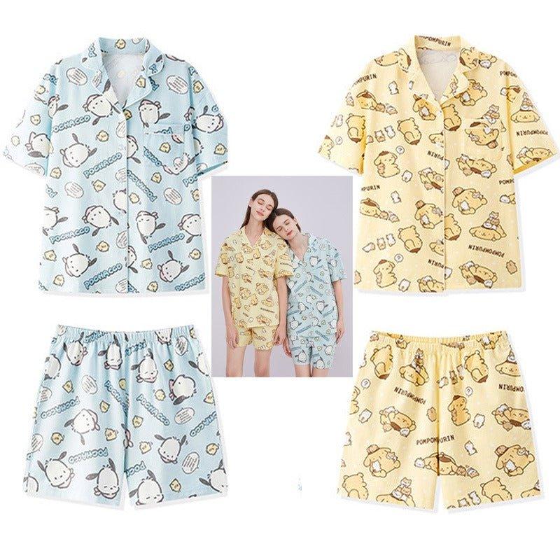 Pochacco and Pompompurin Pajamas Set In Kawaii Shop