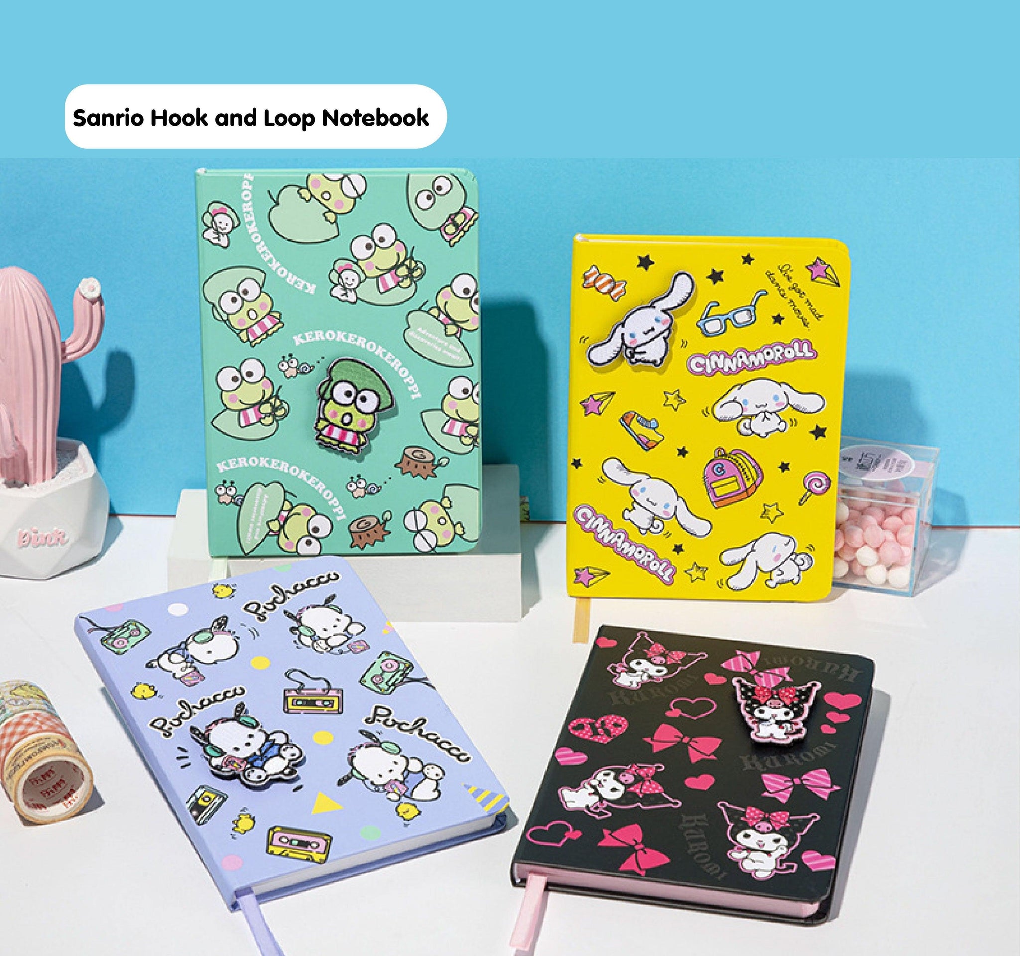 Sanrio Fun Hook and Loop Notebook – In Kawaii Shop